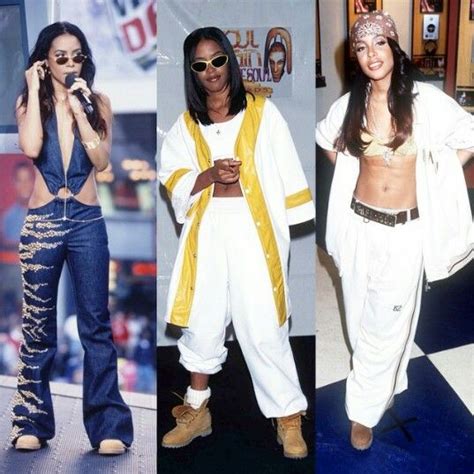 My Biggest Muse Aaliyah In The 90s She S Rocking It The Style And The Clothes 90s Fashion