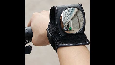 Bicycle Wrist Rearview Safety Mirror Youtube