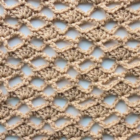 Open Lace Shell Free Crochet Stitch Tutorial Crochetkim