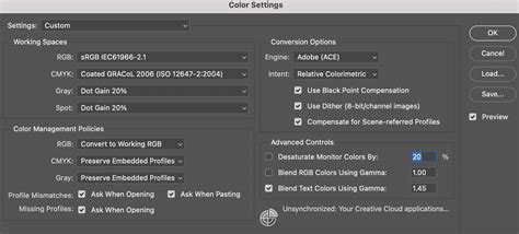 How To Set Up Ideal Color Management Settings For Adobe Software