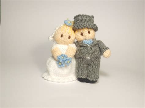 Bride And Groom Wedding Dolls Knitting Pattern Instant Etsy Uk