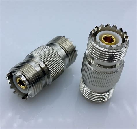 M Type Sl16 So 239 Uhf Type Female To Uhf Female Jack Rf Coaxial Straight Connector Adapter 1pcs