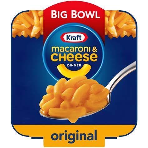 Kraft Easy Mac Big Bowl Original Macaroni And Cheese Dinner 35 Oz