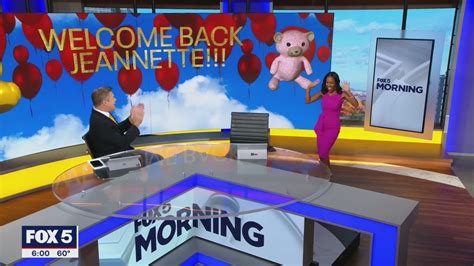 Fox 5 Welcomes Back Jeannette Reyes Youtube