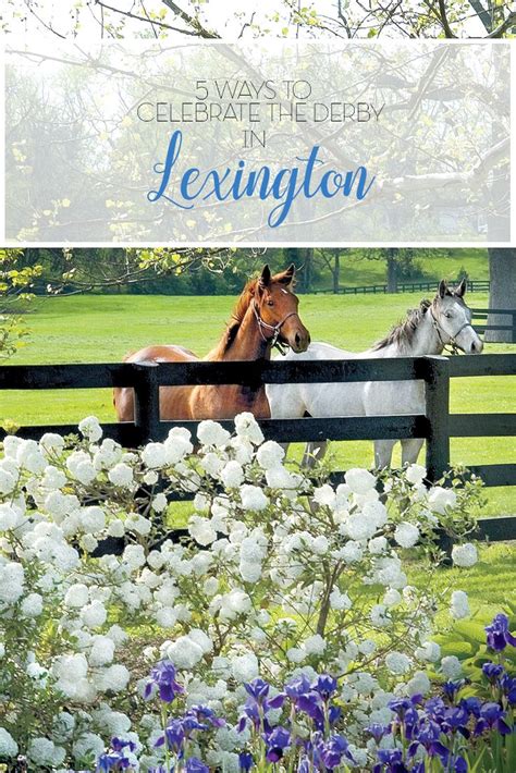 4 Ways To Celebrate The Derby In Lexington Kentucky