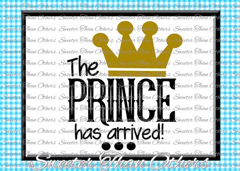 Mommys Prince Svg Royal Gender Reveal Baby Shower Svg Baby Onesie Svg