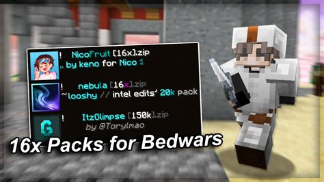 The Best 16x Bedwars Pvp Texture Packs Fps Boost 189 Youtube