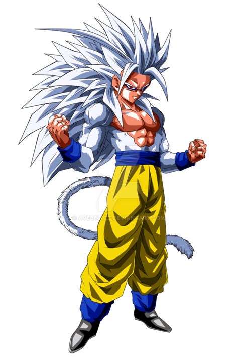 He is the actually the youngest son of goku , due to deceitfulness and trickery casted by the vengeful western supreme kai. (DBAF) Goku SSJ5 by AvebelleZ on DeviantArt | Dragon ball ...