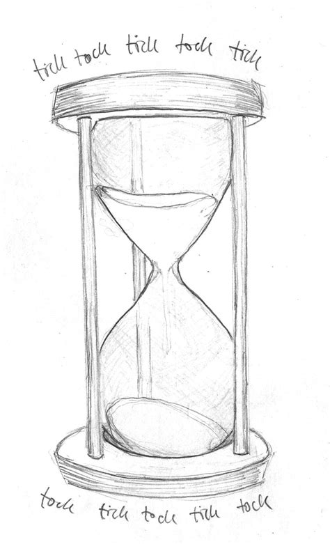 Sand Timer Drawing At Explore Collection Of Sand