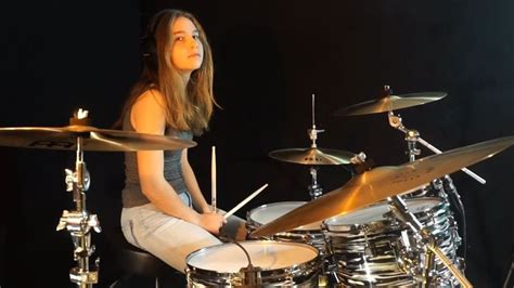 Thats All Genesis Drum Cover By Sina Female Drummer Drums Girl