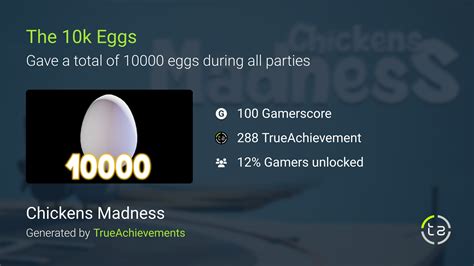 The 10k Eggs Achievement In Chickens Madness