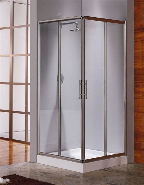 Ove decors breeze 32 corner shower kit with acrylic base & walls | chrome finish & clear glass. Shower Stall Kits | Corner Shower Stall | Shower Stalls Lowes | Corner shower kits, Corner ...