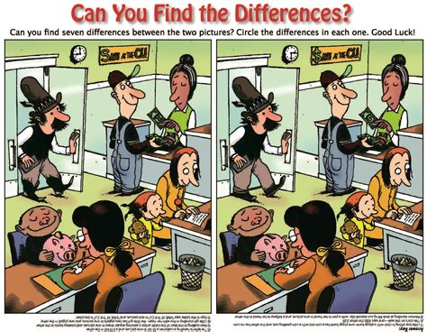 Can You Find The Difference Maine Highlands Federal Credit Union