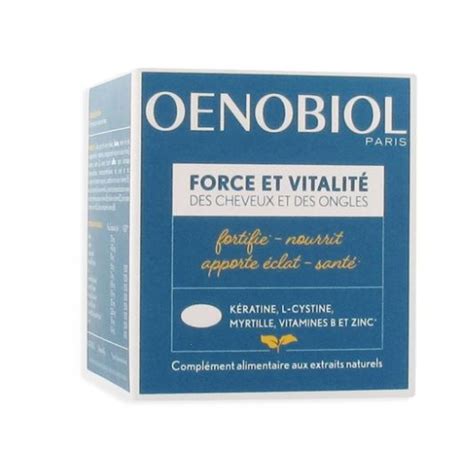 Oenobiol Hair And Nail Strength And Vitality 60 Capsules