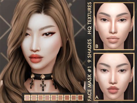 Sims 4 Asian Face Mask 1 By Julhaos Best Sims Mods