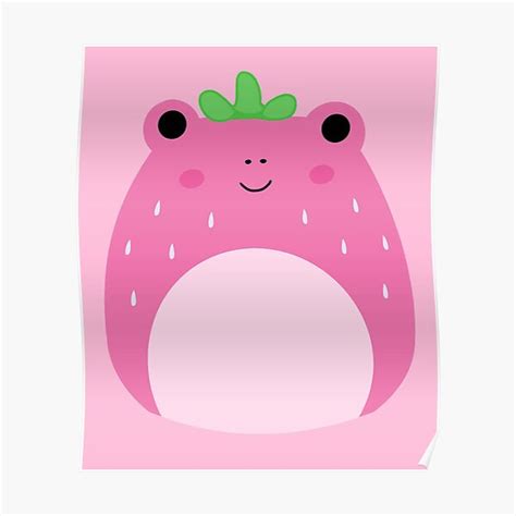Adabelle The Strawberry Frog Squishmallow Poster For Sale By