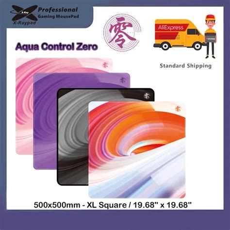 500x500x4mm Xraypad Aqua Control Zero Gaming Mouse Padswith Durable