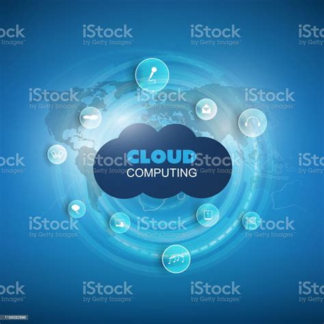 Ilustración De Cloud Computing Design Concept Y Más Vectores Libres De