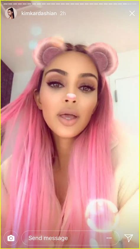 kim kardashian reveals if kanye west loves or hates her pink hair photo 4039288 kim