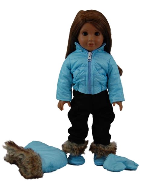 Winter Ski Time Outfit Doll Clothes For 18 Dolls