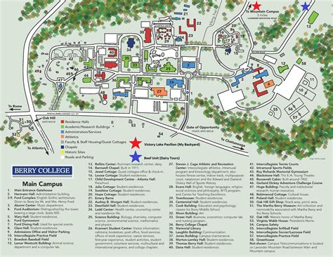 Berry College Campus Map Living Room Design 2020