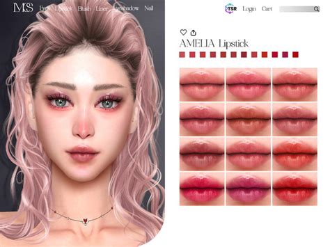 The Sims Resource Amelia Lipstick
