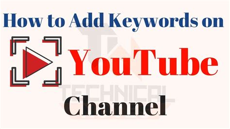 How To Set Channel Keywords In Youtube Youtube