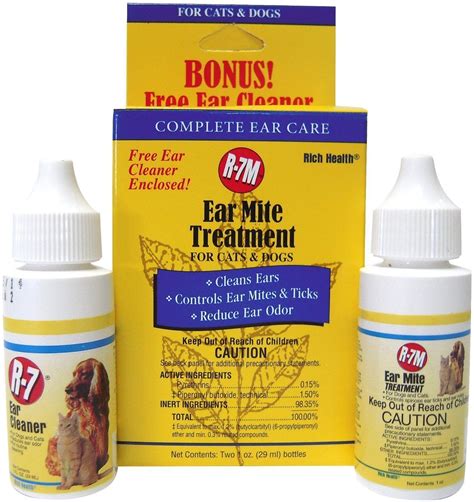 Gimborn R 7 Dog And Cat Ear Mite Treatment Kit Clean Ear And Control Ear