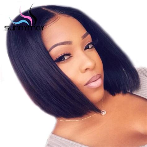 Sunnymay Bob Lace Front Wigs With Baby Hair 130 Density Straight Lace