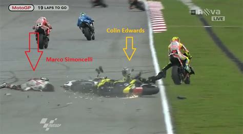 Italian Motorcycle Rider Simoncelli Died In Malaysian Race Video