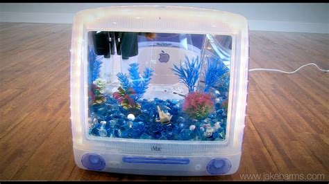 Imac Aquarium Fish Tank Made Out Of An Apple G3 Imac Designed And