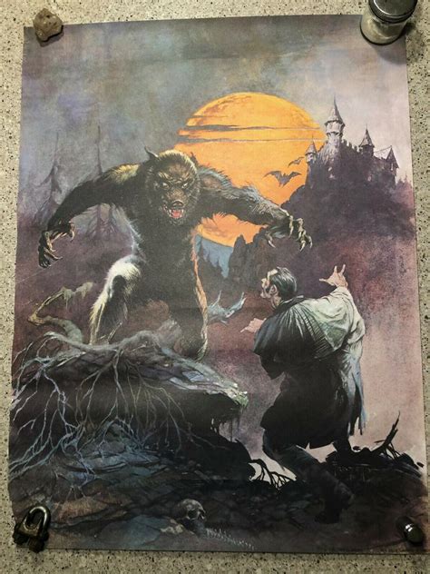 Frank Frazetta Fantasy Art Poster The Werewolf Great Condition