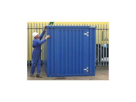 Flat Pack Shipping Containers 4m Self Assembly Blue Multi Containers