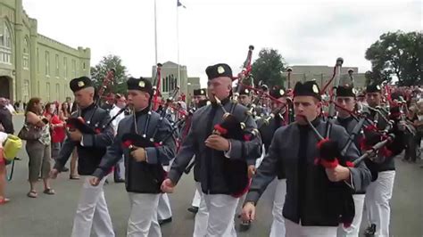 20153 Vmi Rat Platoons March Into Barracks Youtube