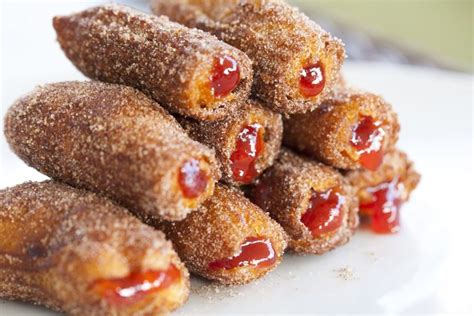 Strawberry Stuffed Churros Mexican Hanukkah Easy Churros Recipe