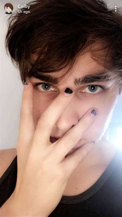 His Cute Blue Eyes Omg Colby Brock Colby Sam And Colby