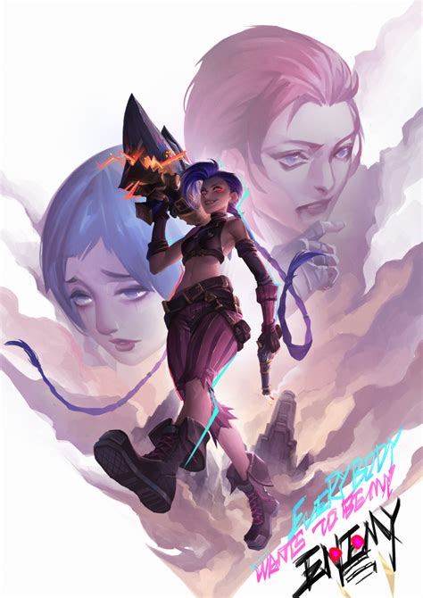 grossic arcane jinx arcane vi jinx league of legends powder arcane vi league of