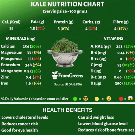 Kale Nutrition Facts And Health Benefits Evidence Based Content