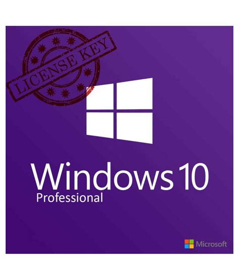 Microsoft Windows 10 Professional 64 Bit Activation Card Buy