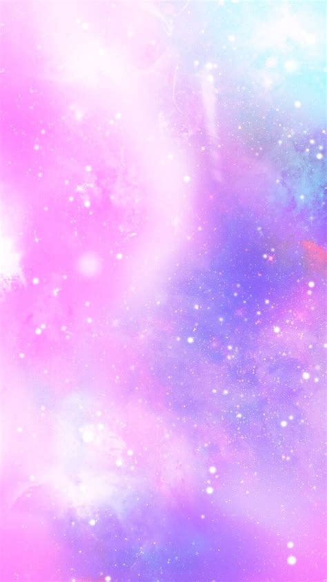Pink And Purple Pastel Galaxy Iphone Wallpaper Purple