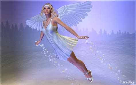 fonds d ecran ange 3d graphiques fantasy filles télécharger photo