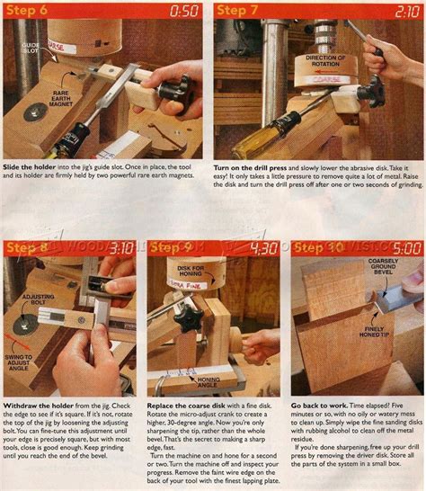 Chisel And Plane Iron Sharpening Jig Plans • Woodarchivist