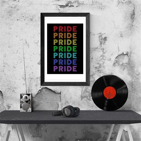 vintage pride poster gay pride poster gay pride wall art etsy