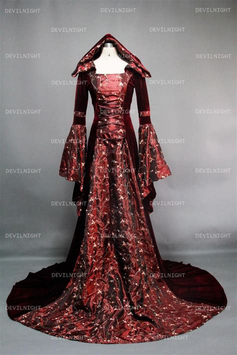 Fantasy Velvet Hooded Medieval Gown 2578370 Weddbook