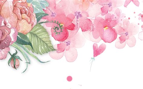 Watercolor Floral Pink Png Vector Psd And Clipart With Transparent My