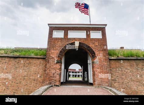 El Fuerte Mchenry En Baltimore Maryland Es Un Histórico Costero