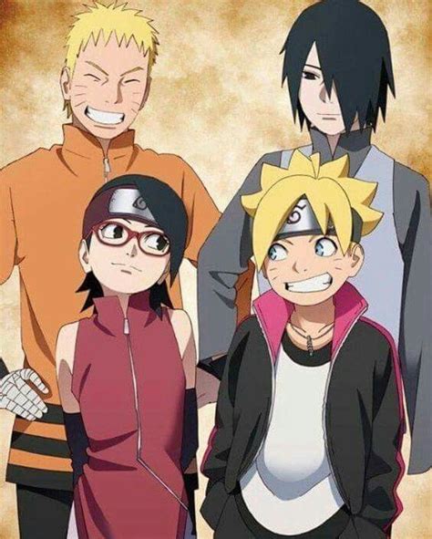 Padres E Hijos Naruto Uzumaki Boruto Naruto Shippuden Anime