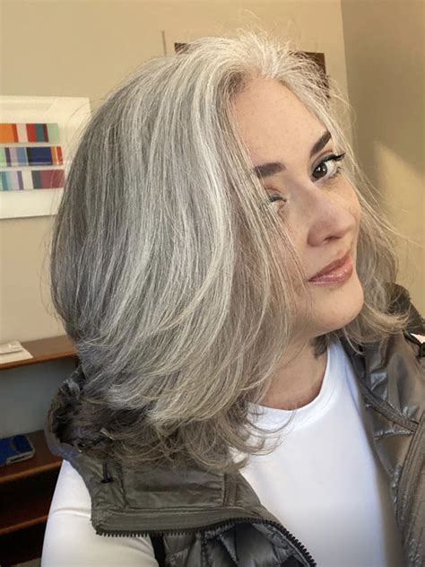 Pin By Md Hines On Glorious Grey Beautiful Gray Hair Hair Styles