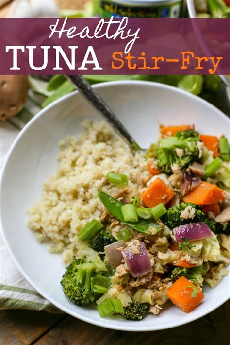 Healthy Tuna Vegetable Stir Fry Clean Eating Veggie Girl