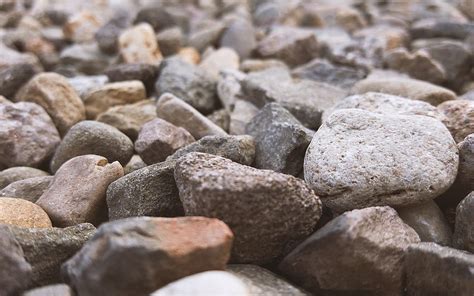 Rock Nature Sand Cobblestone Stones Closeup Rubble Hd Wallpaper